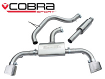Seat Leon Cupra 280, 290 & 300 2.0 TSI 14- Catback Sportavgassystem (Ljuddämpat) Cobra Sport